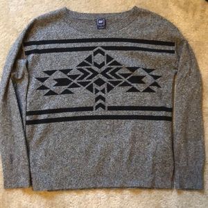 GAP geometric sweater